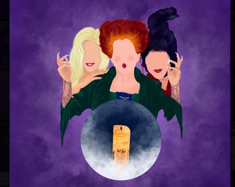 Hocus Pocus Sticker, Sanderson Sisters Sticker, Halloween Sticker