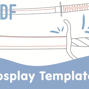 Cosplay Sword Pattern Collection - 5 Cosplay Templates