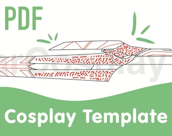 Gamora’s Godkiller Sword Cosplay Template