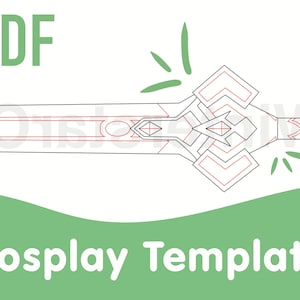 Skyrider Sword Cosplay Template