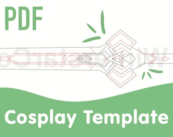 Skyrider Sword Cosplay Template