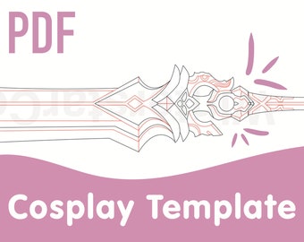 Prototype Archaic Sword Cosplay Template