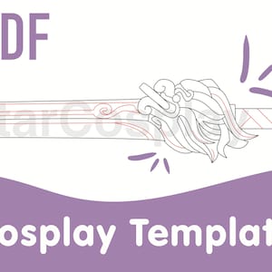 Lion’s Roar Sword Cosplay Template