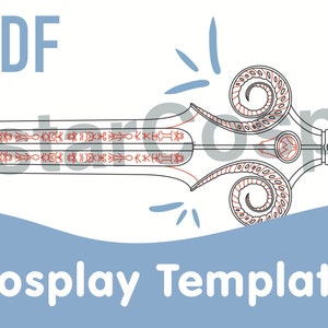 Hippolyta’s Sword Cosplay Template