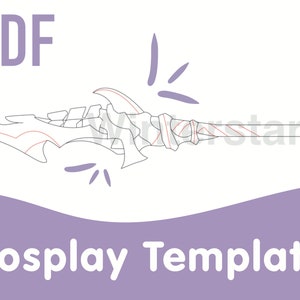 Dragonspine Spear Cosplay Template