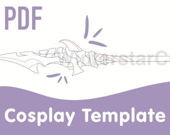 Modèle de cosplay de lance Dragonspine