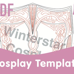 Lady Sif’s Sword & Shield Cosplay Templates