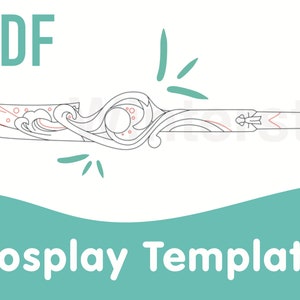 Wavebreaker’s Fin Polearm Cosplay Template