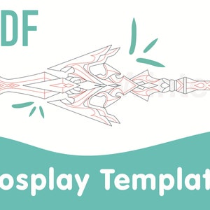 Shenhe’s Calamity Queller Spear Cosplay Template