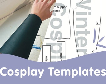 3 Cosplay Arm Bracer Patterns and Instructions for EVA Foam