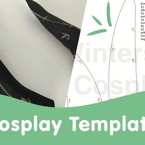 Cosplay EVA Foam Horn Pattern & Instructions
