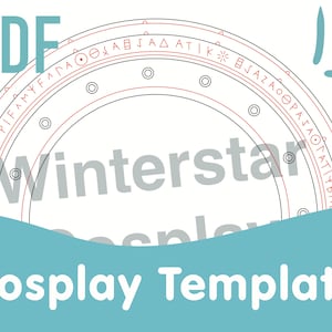 Wonder Woman’s Shield Cosplay Template