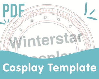Wonder Woman’s Shield Cosplay Template