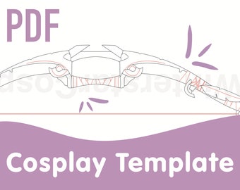 Gorou’s Raven Bow Cosplay Template