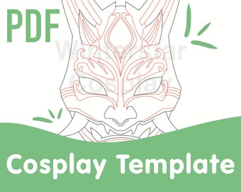 Xiao’s Mask Cosplay Template