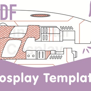 Starlord’s Quad Blaster Cosplay Template
