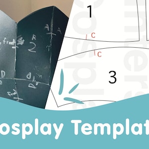 Female EVA Foam Cosplay Breastplate Armor Pattern