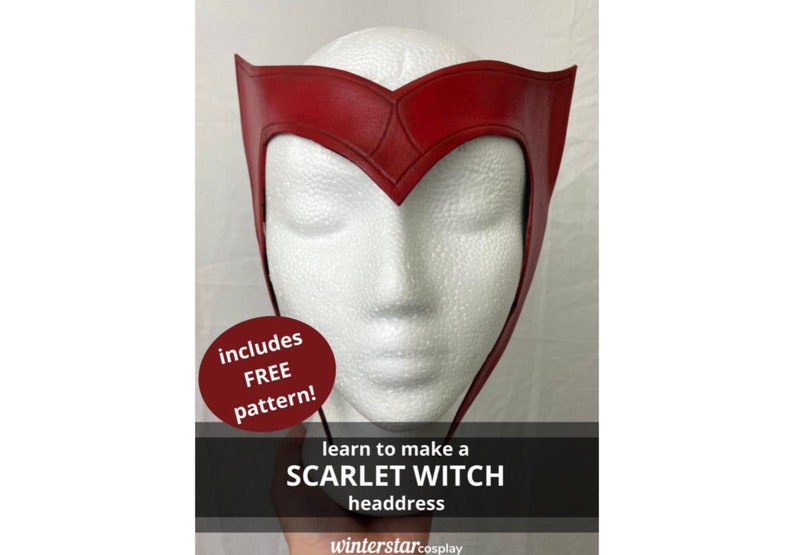 Max 78% OFF Scarlet Witch Special price for a limited time Headdress Tutorial + Ebook Pattern Digital