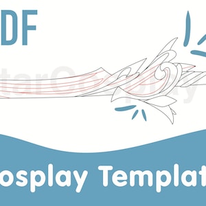 Ayato’s Sword Cosplay Template