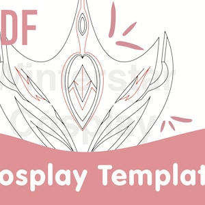 Childe’s Mask Cosplay Template