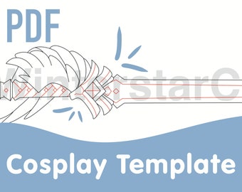 Jean’s Favonius Sword Cosplay Template