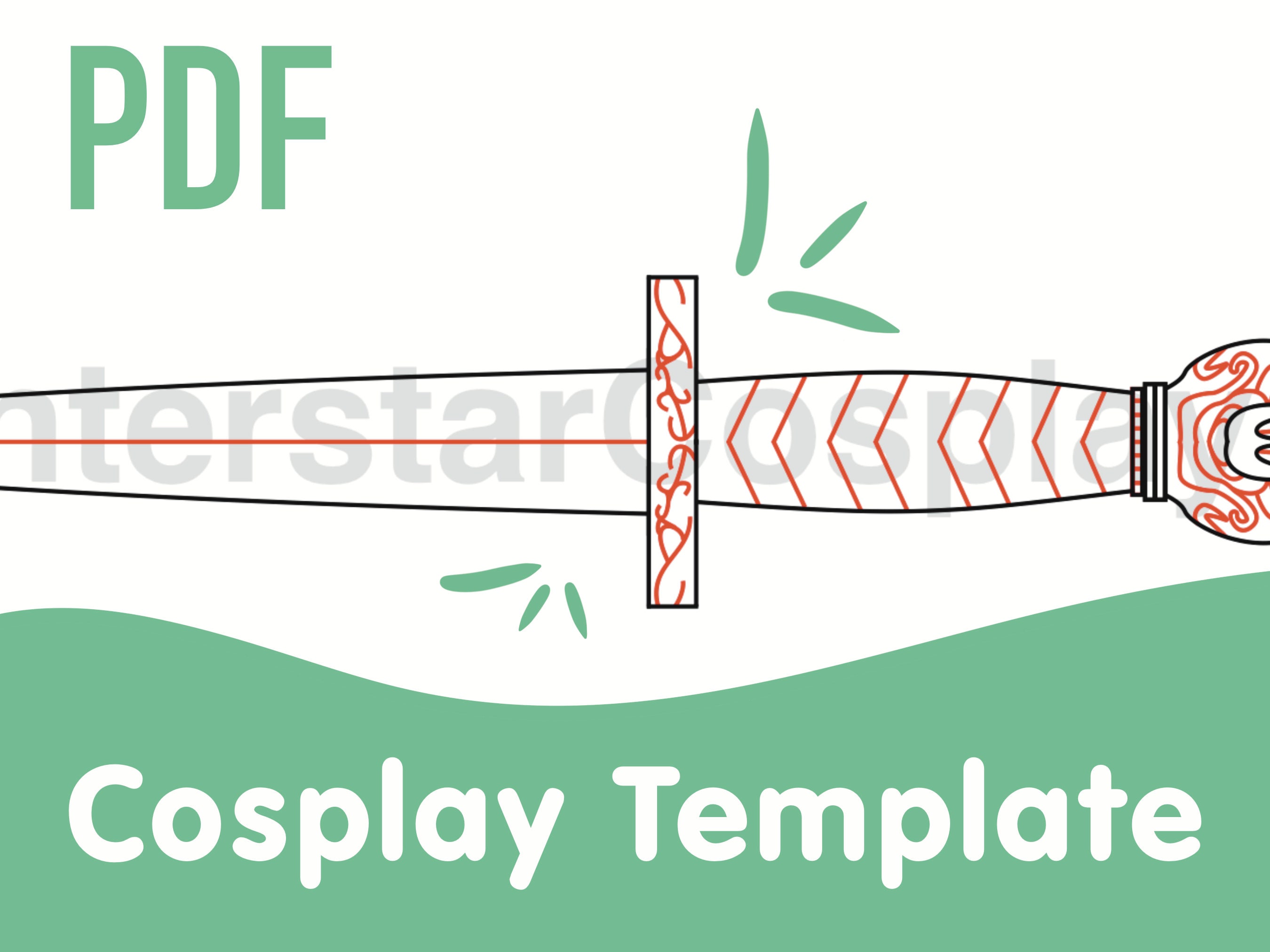 Lokis Dagger Digital Template Blueprint Pattern Thor Etsy UK Lokis Dagger Digital Template Blueprint Pattern Thor Etsy UK