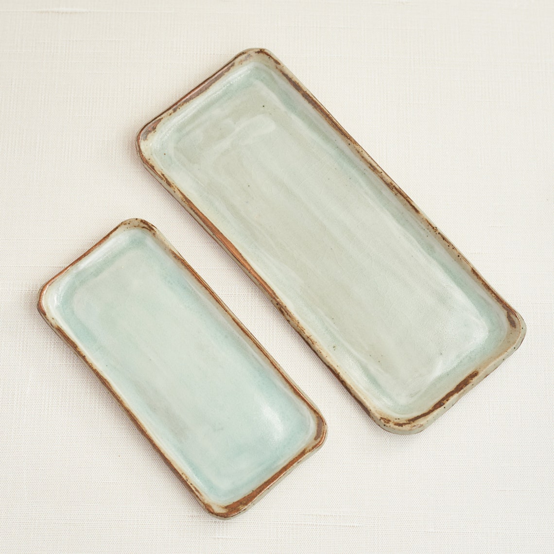 Stacked Tray Set Hand Built Tray Hand Made Trays Hand Etsy