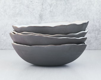 Large Lolo Bowl, hand built bowl, hand made ceramics, hand made ceramic bowl, dinner bowl, large bowl, deep dish bowl, ceramic bowl