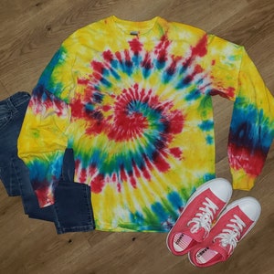 Rainbow Tie Dye Long Sleeve