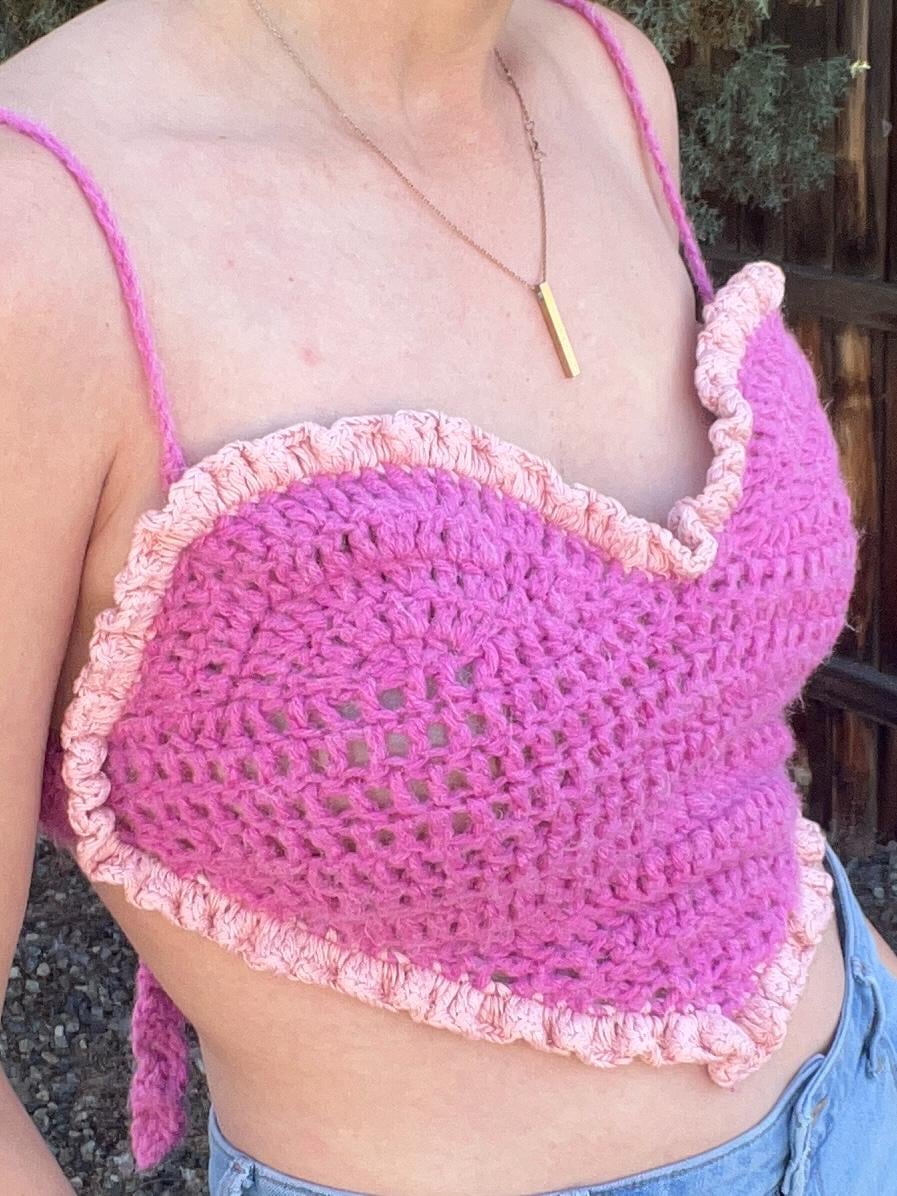 Heart Crochet Top - Etsy