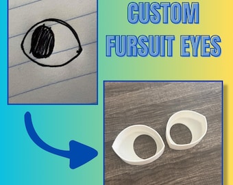 Custom 3D Printed Fursuit Eyes