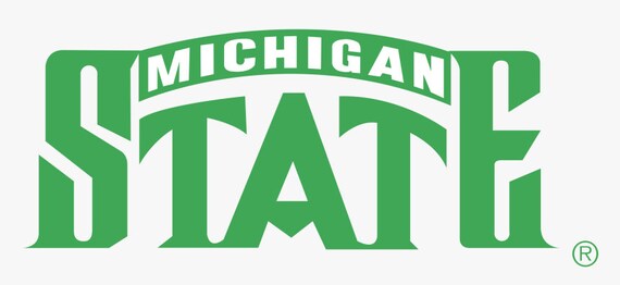 Michigan State Msu Svg Digital Download Logo Etsy
