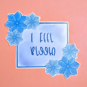 IU Blueming Fanart Sticker
