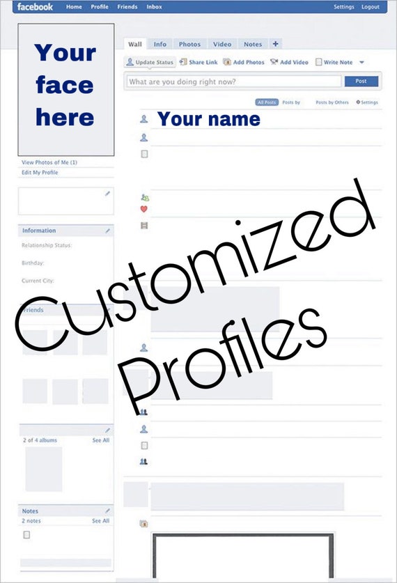 facebook profile template for school