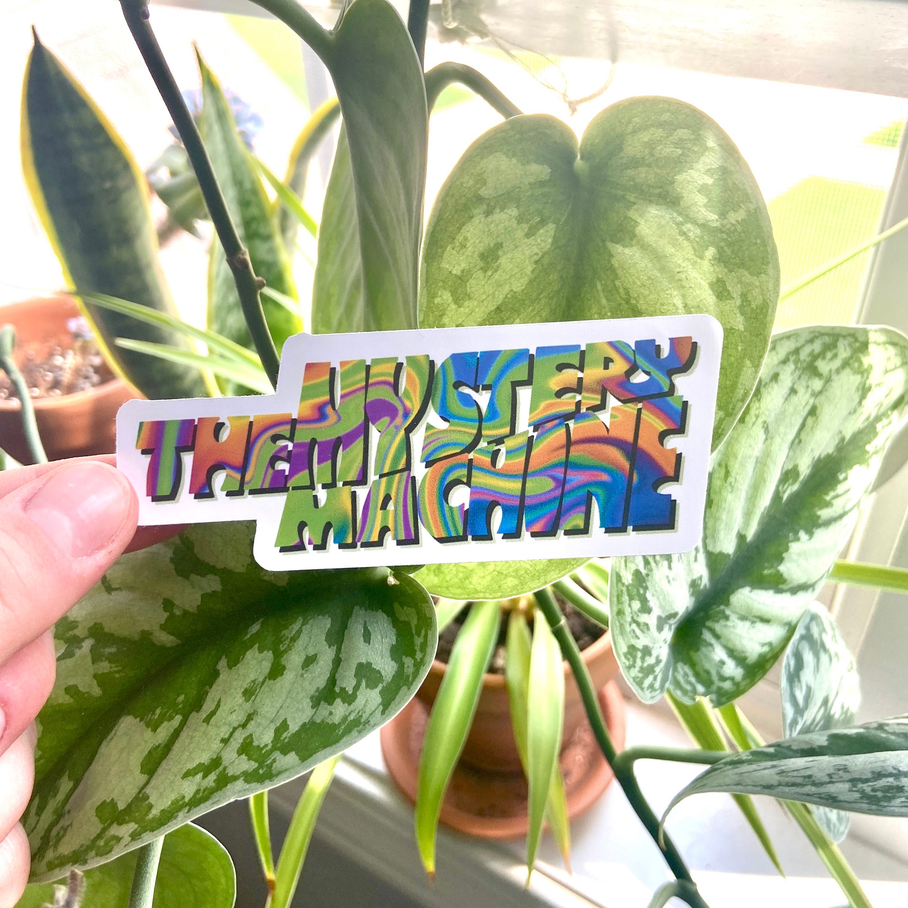 Mystery Machine Logo Sticker 3 Vinyl Cartoon | Etsy