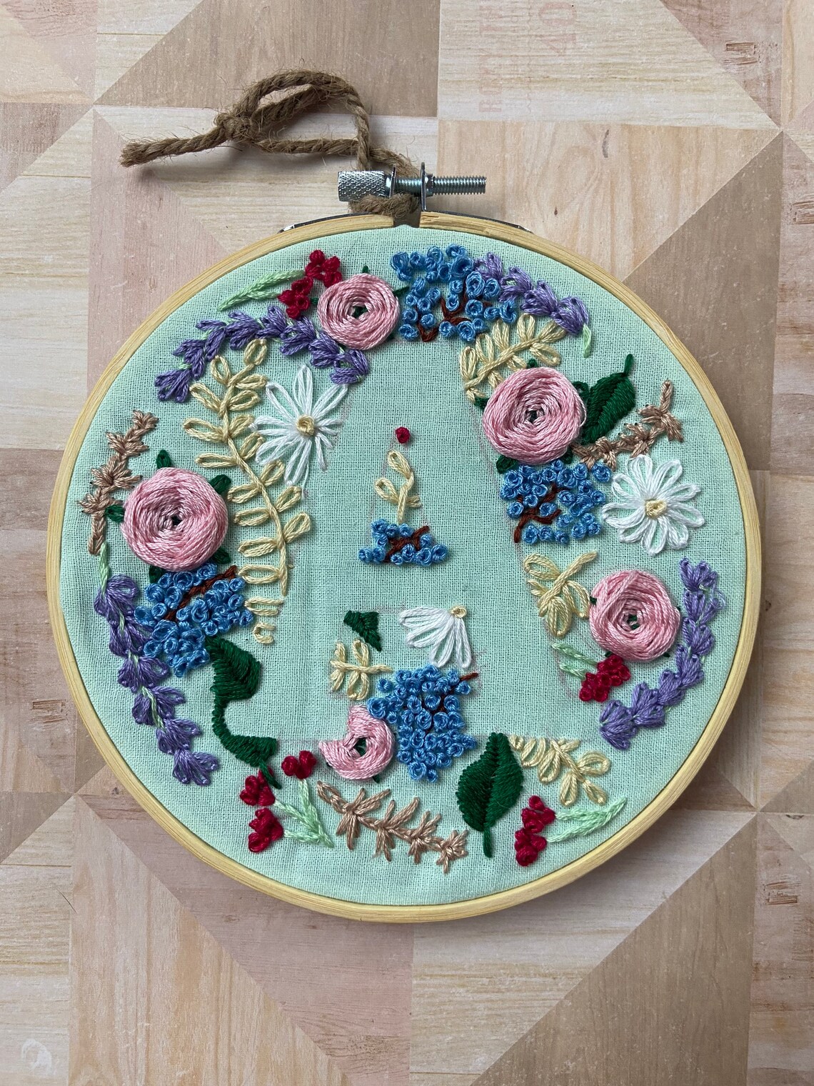 Custom Hand Embroidery Unique Personal Gift Dorm Room Etsy