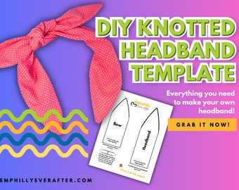 DIY Knotted Headband Template