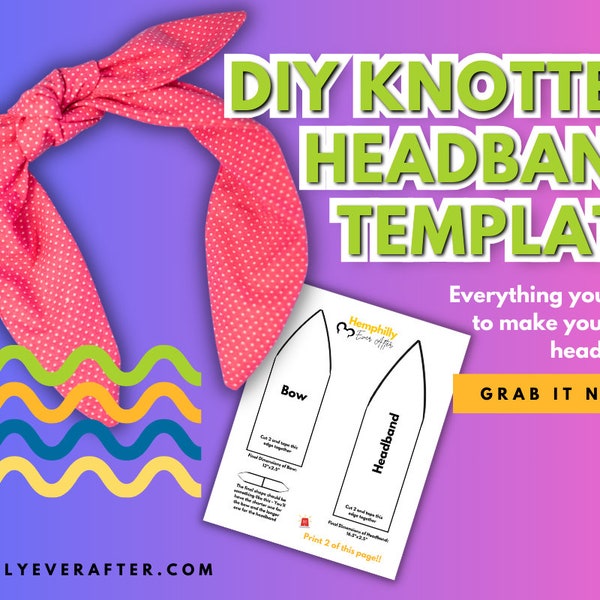 DIY Knotted Headband Template