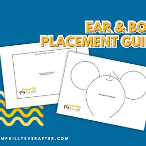 DIY Mickey Ears Downloadable PDF Template Includes Cutting Guide and ...