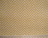 Eco Zig Zag Upholstery Drapery Fabric Yellow