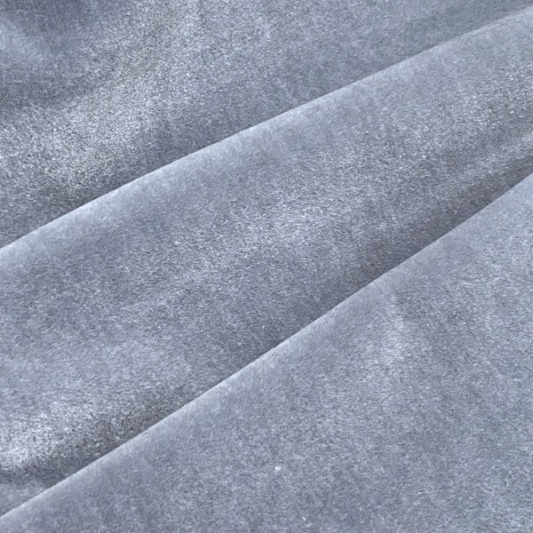 Luxurious 100% Mohair Velvet Thick Heavy Weight Upholstery Fabric by the Yard for Sofa Lavender Gray #833 Sofa Chair Headboard Upholstery