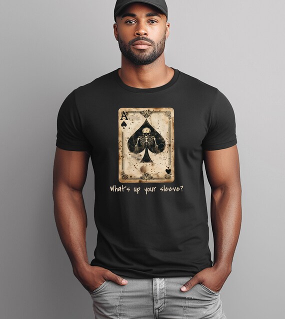 Ace Of Spades Texas Hold'em Poker Playing Card T-Shirt Ace Of Spades Texas Hold'em Poker Playing Card T-Shirt