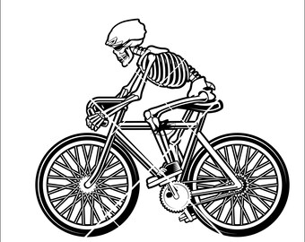 Download Skull On Bike Svg Etsy