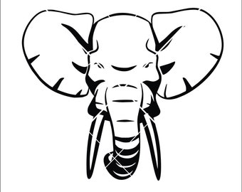 Download Elephant Mascot Svg Etsy