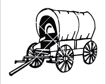 Download Covered Wagon Svg Etsy