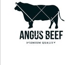 Farm Beef Angus sign picture angus beef for sale cattle beef farm laser cut print design Image ClipArt digital download eps dxf png jpeg svg