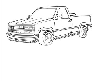 Download Chevy Truck Svg Etsy