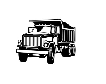 Free Free Dump Truck Outline Svg SVG PNG EPS DXF File