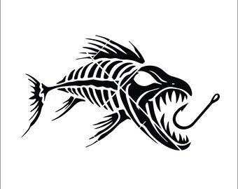 Download Fish Skeleton Svg Etsy