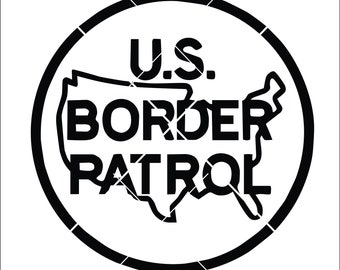 Border Patrol Badge Etsy